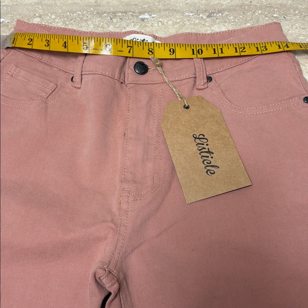 NWT Listicle Jeans, a beautiful salmon shade. - Picture 4 of 9